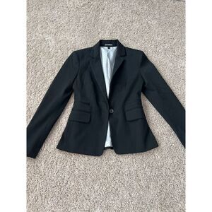 Express Black Suit Blazer Jacket Work Career size 0